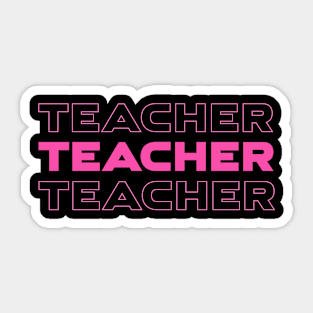 Teacher - for teacher - a teacher Sticker